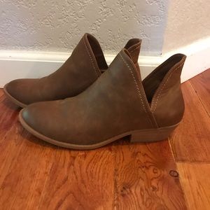 Brown booties
